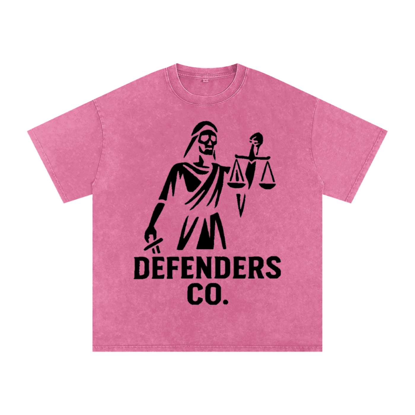Defenders Co. Washed Oversized Shirt - LadyJustice