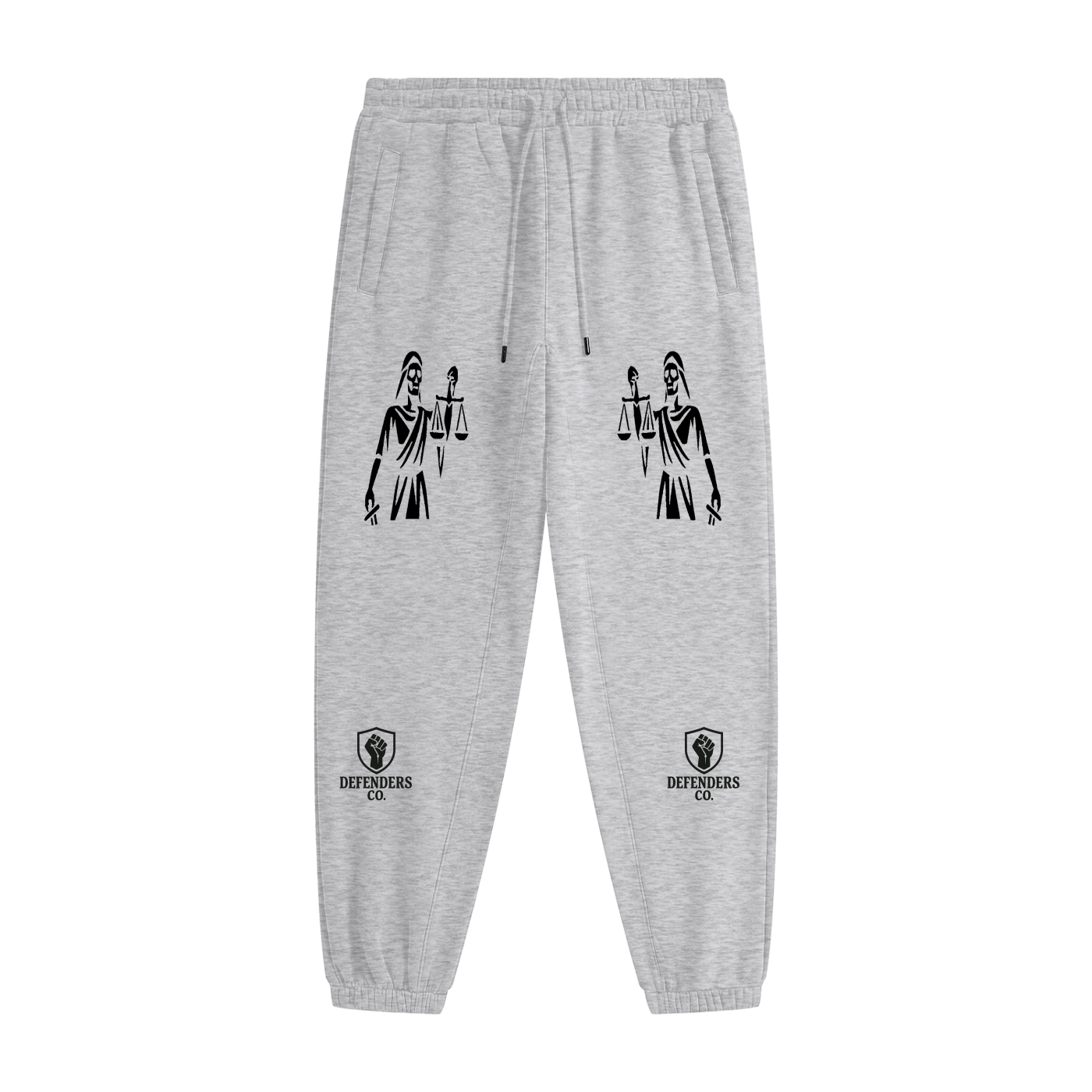 Defenders Co. M. Fleece Joggers - Lady Justice