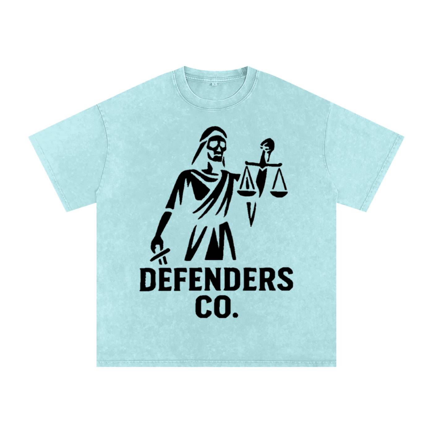 Defenders Co. Washed Oversized Shirt - LadyJustice