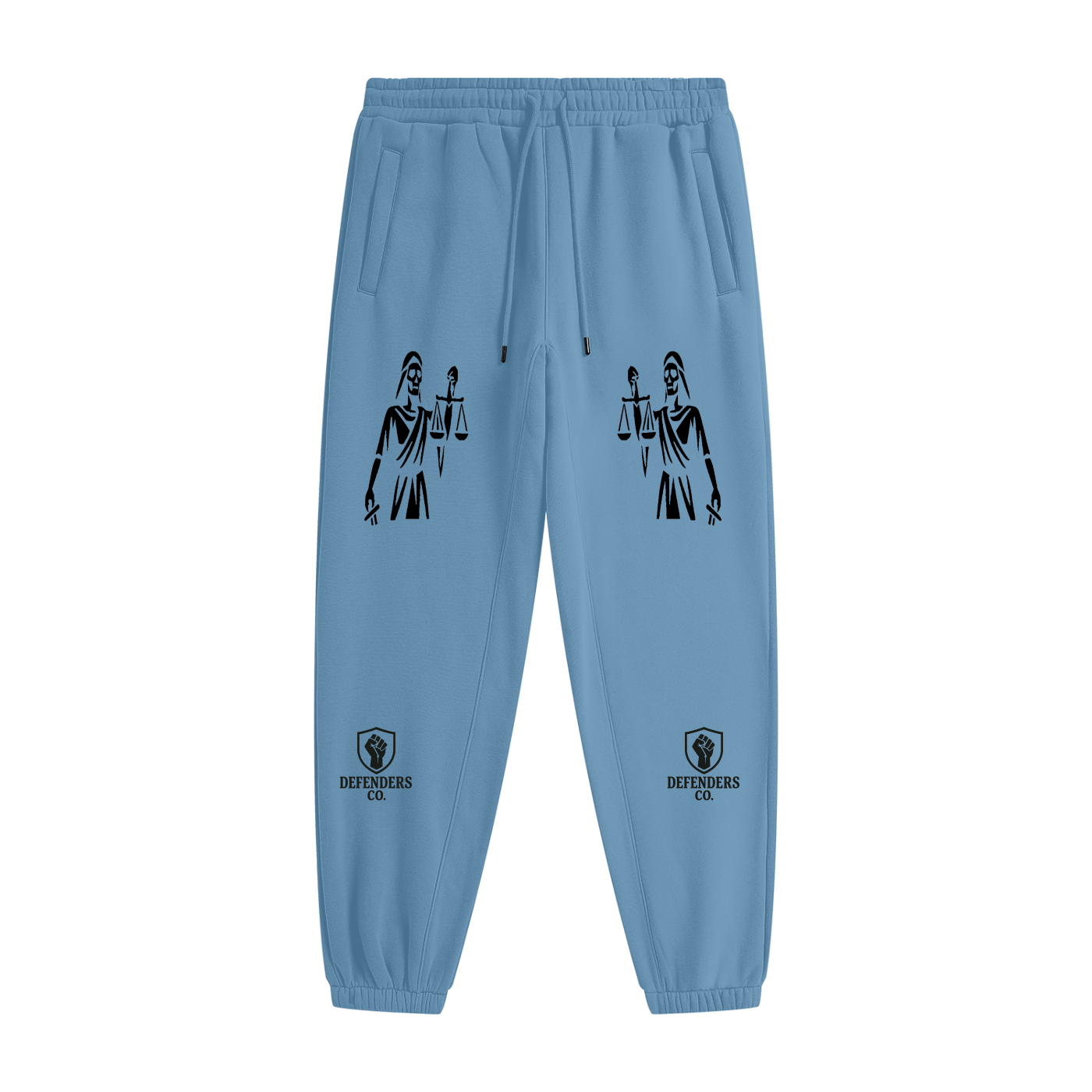 Defenders Co. M. Fleece Joggers - Lady Justice