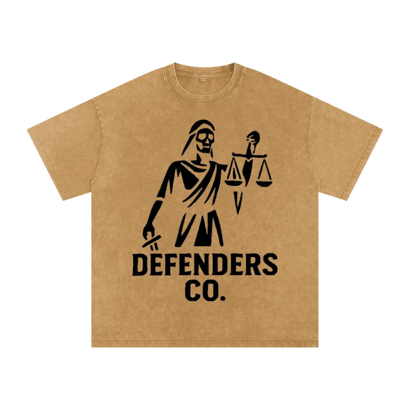 Defenders Co. Washed Oversized Shirt - LadyJustice
