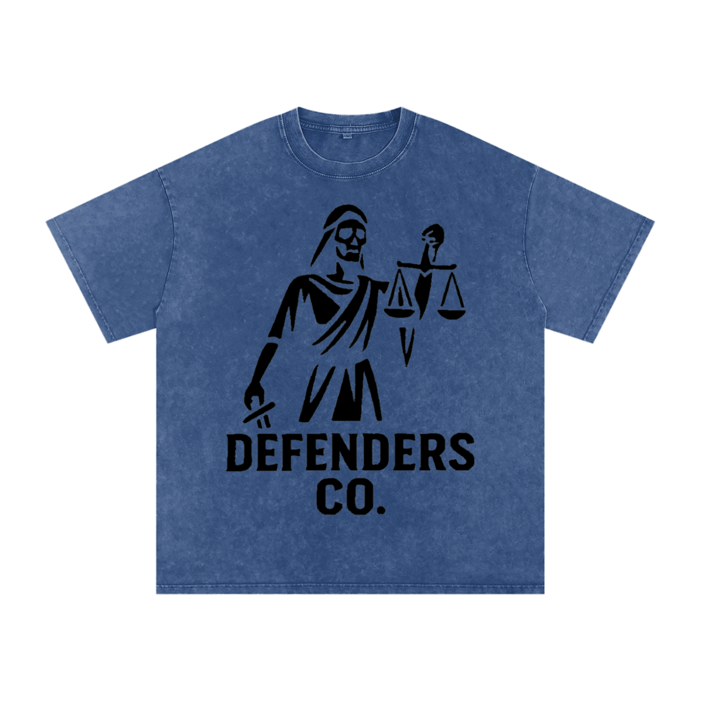 Defenders Co. Washed Oversized Shirt - LadyJustice