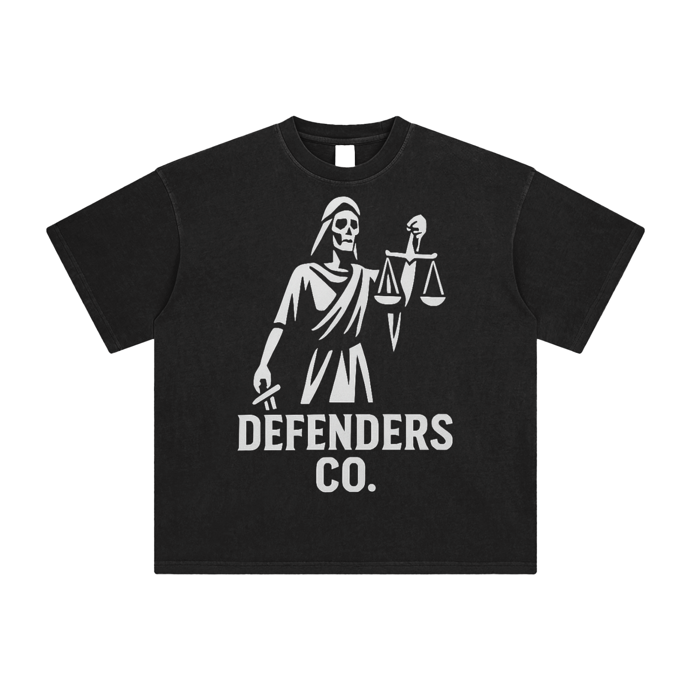 Defenders Co. Washed T-Shirt - LadyJustice