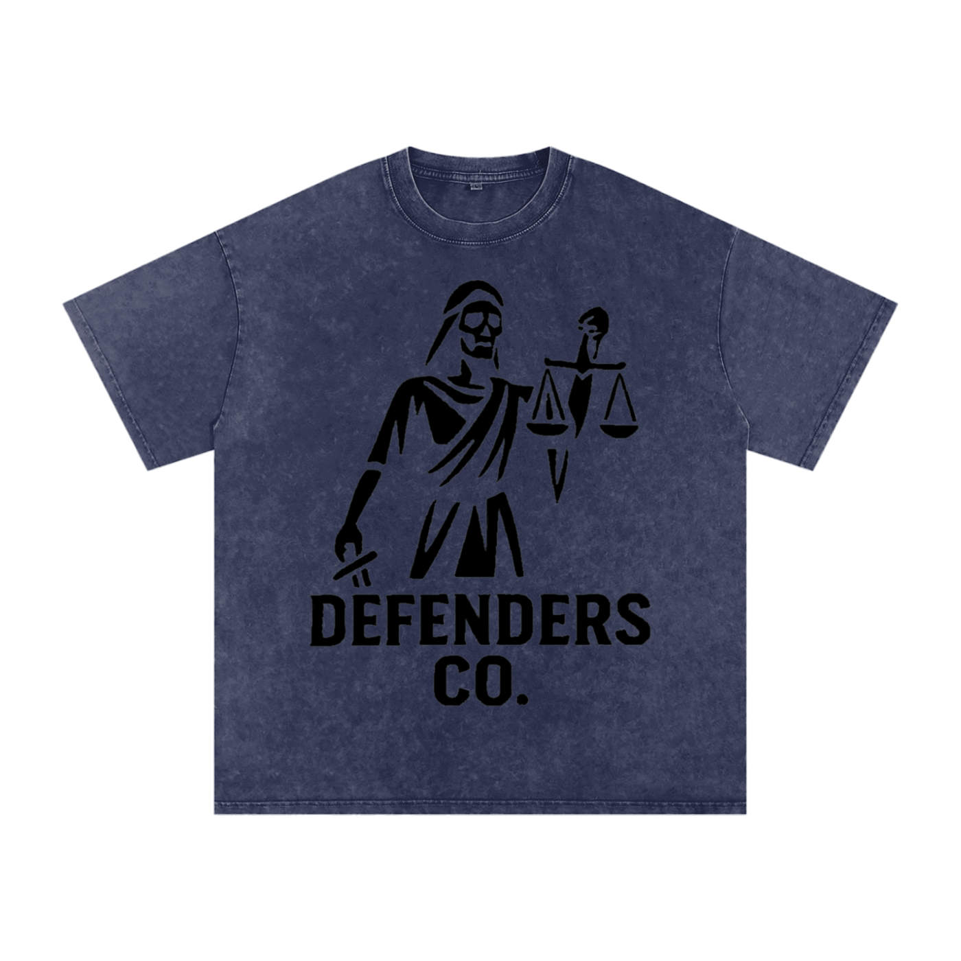 Defenders Co. Washed Oversized Shirt - LadyJustice