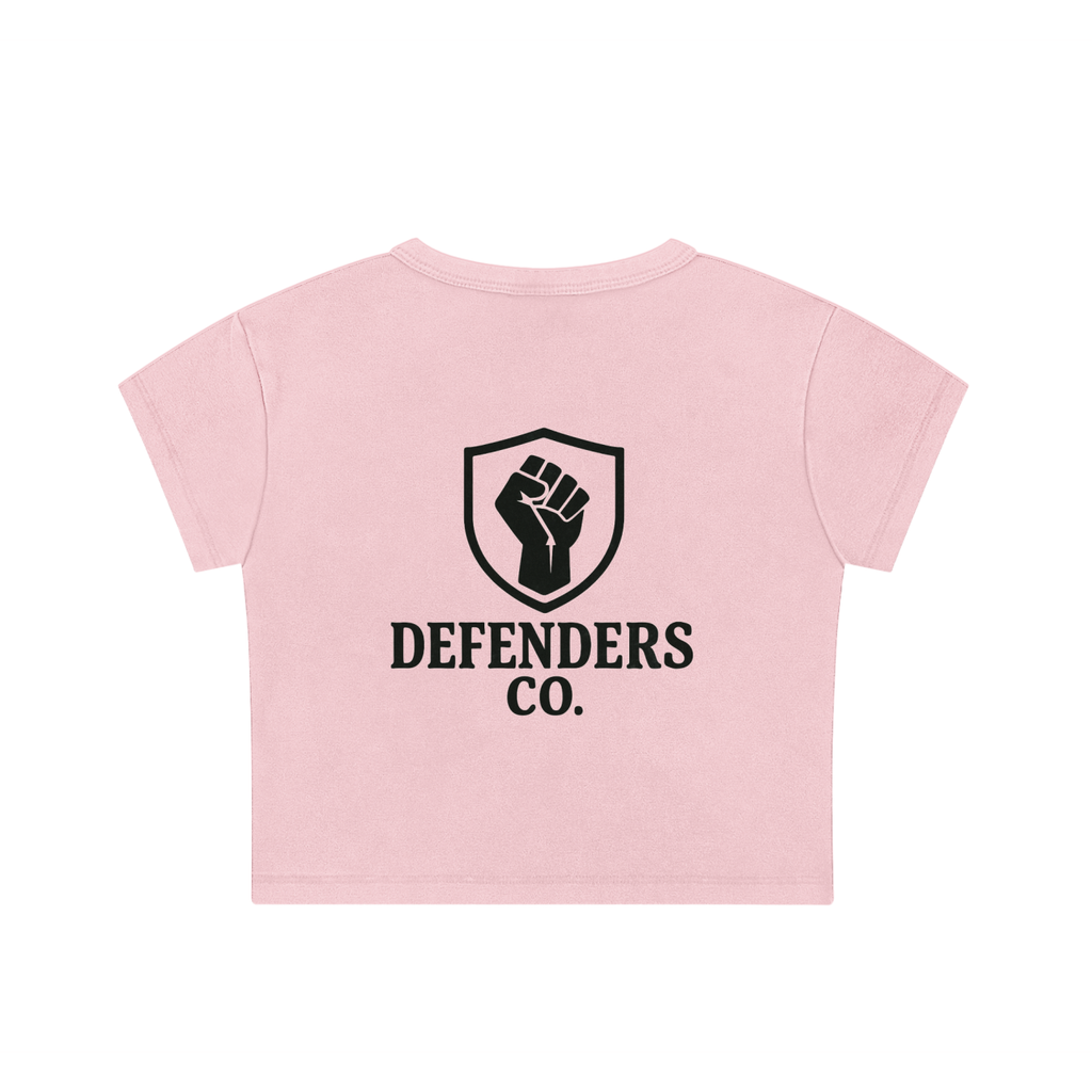 Defenders Co. Snow Washed Crop Top - Gideon's Army