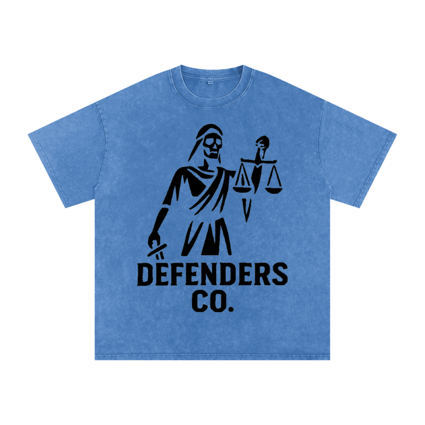 Defenders Co. Washed Oversized Shirt - LadyJustice