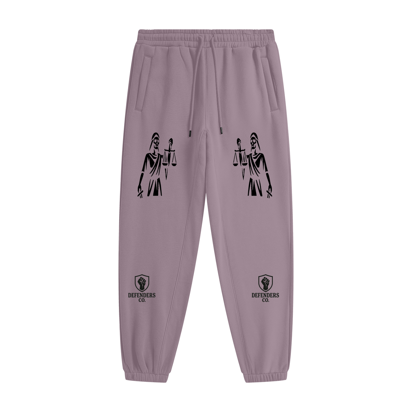 Defenders Co. M. Fleece Joggers - Lady Justice