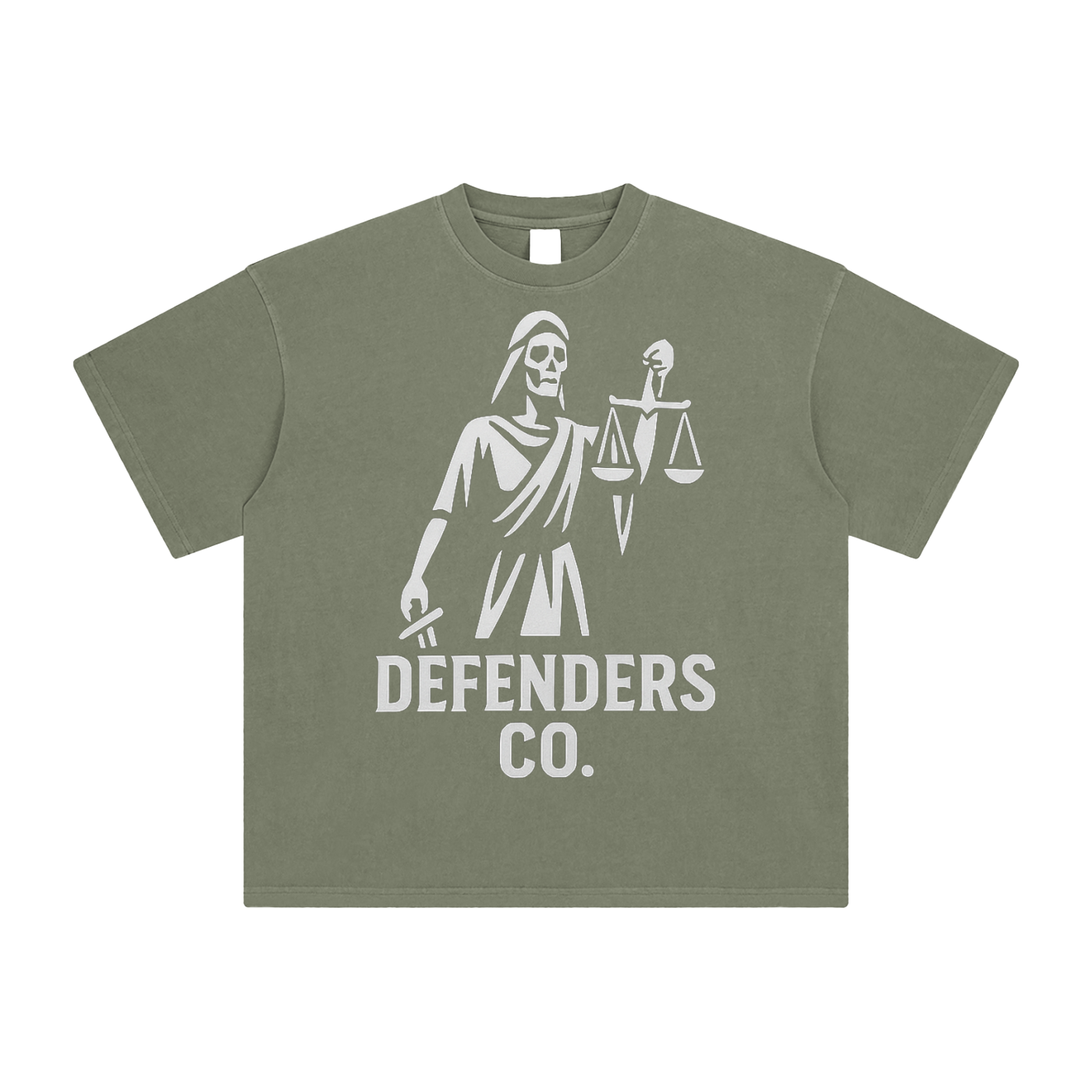 Defenders Co. Washed T-Shirt - LadyJustice