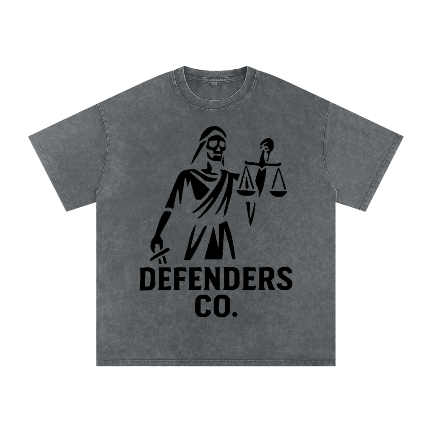 Defenders Co. Washed Oversized Shirt - LadyJustice
