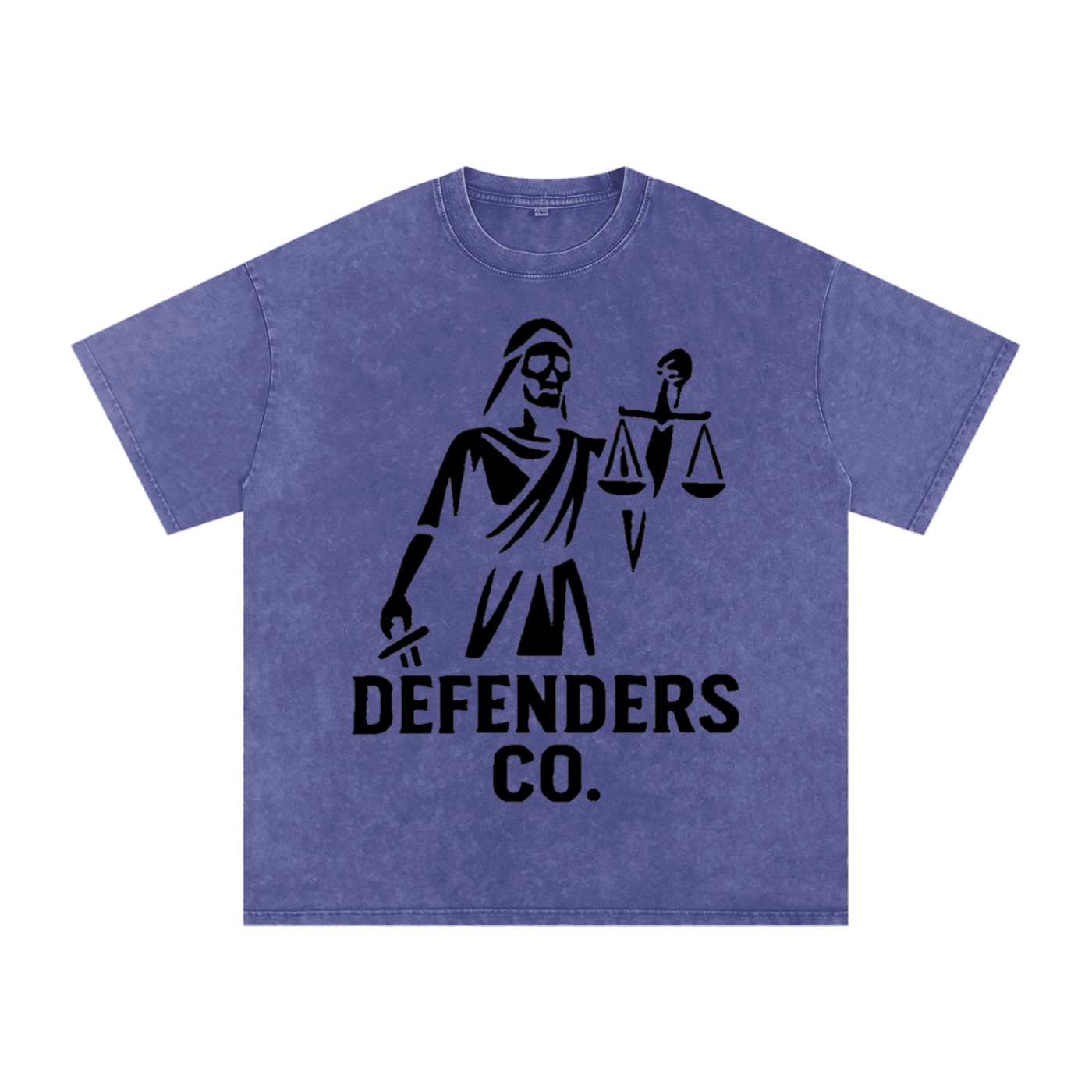 Defenders Co. Washed Oversized Shirt - LadyJustice