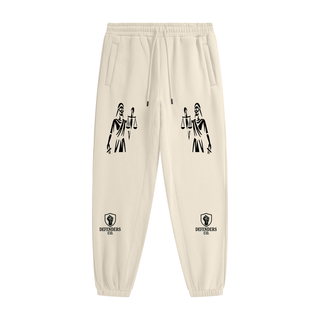 Defenders Co. M. Fleece Joggers - Lady Justice