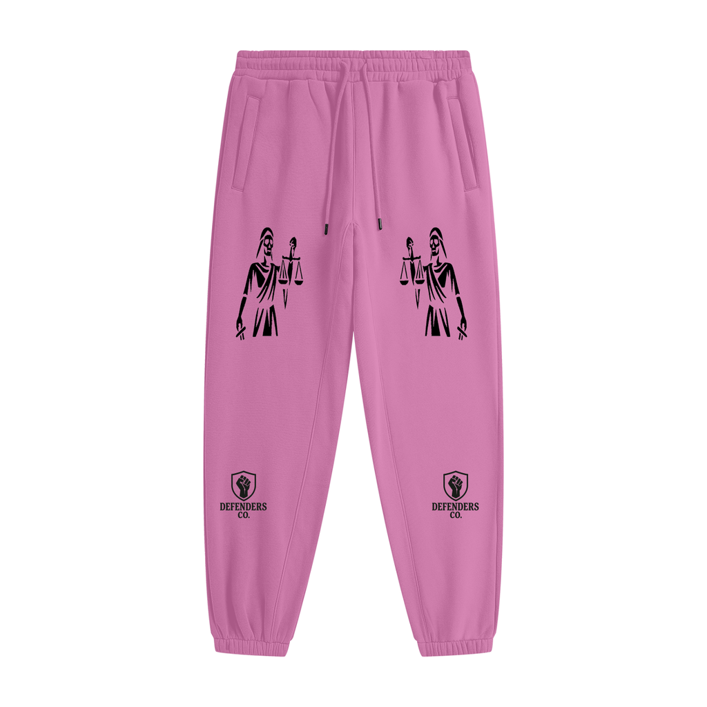Defenders Co. M. Fleece Joggers - Lady Justice