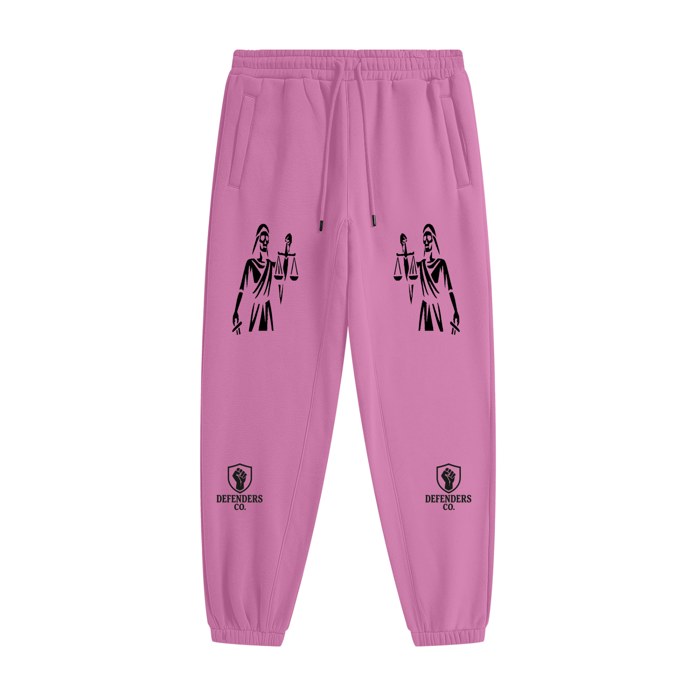 Defenders Co. M. Fleece Joggers - Lady Justice